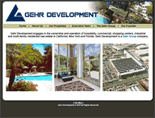 Tablet Screenshot of gehrdevelopment.com